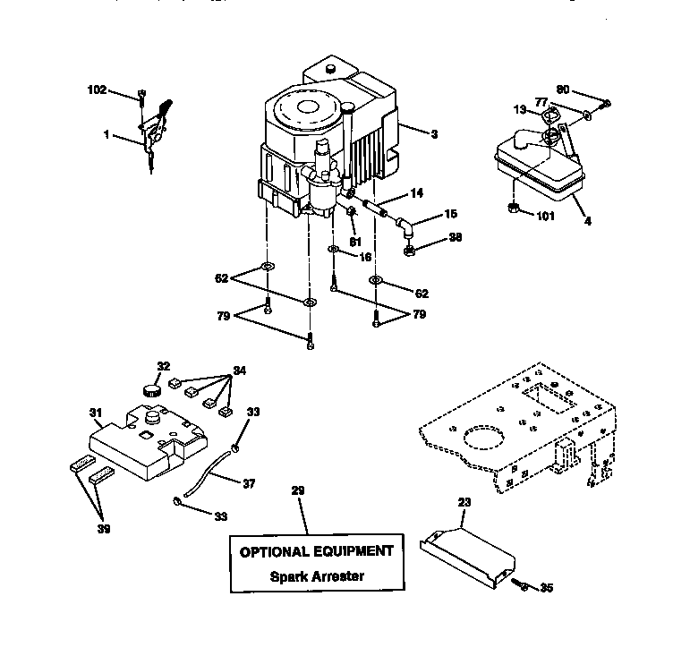 Craftsman 917272021 engine diagram