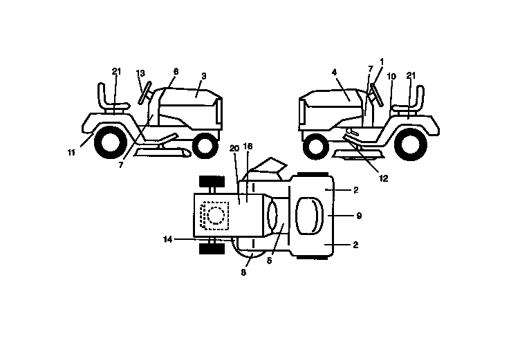 Craftsman 917272021 decals diagram
