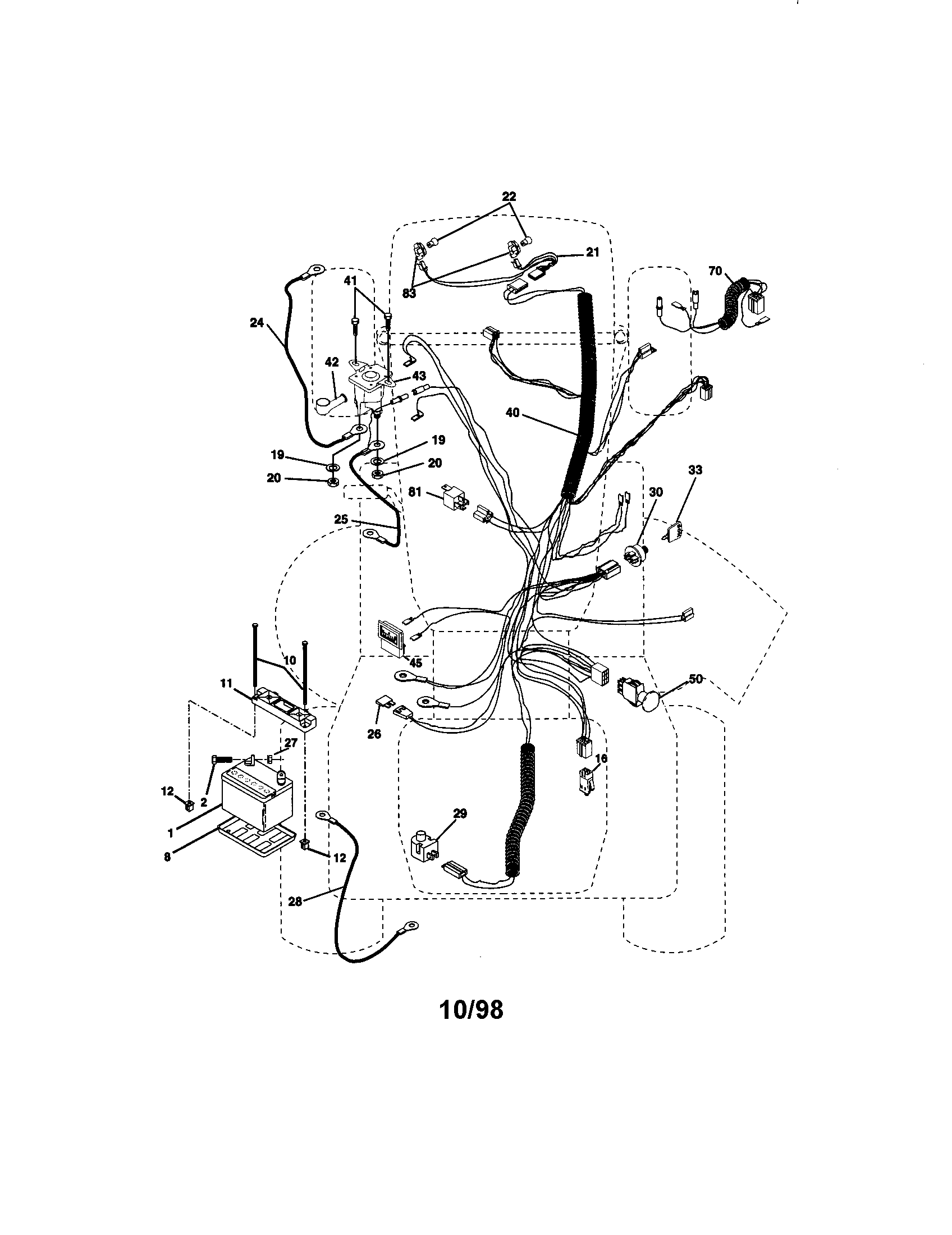 Craftsman 917273940 electrical diagram