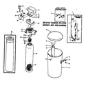 Kenmore 625348260 unit parts diagram