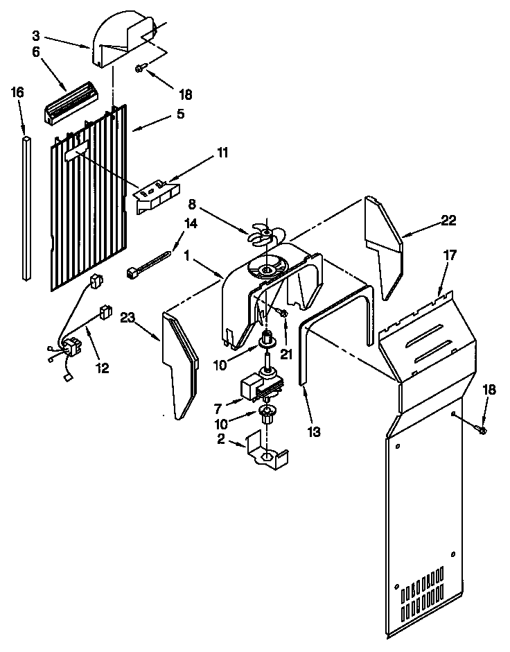 Kenmore 10657262790 air flow diagram