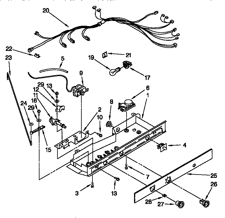 Kenmore 10657262790 control diagram