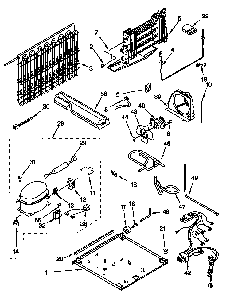 Kenmore 10667062791 unit diagram
