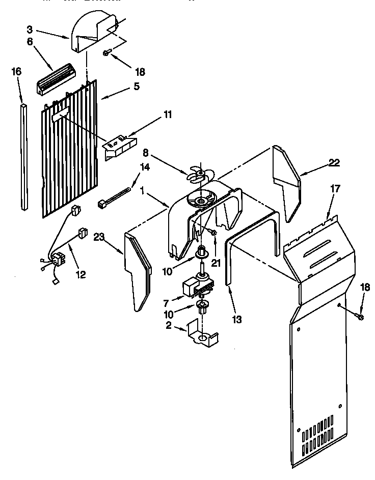 Kenmore 10657282790 air flow diagram