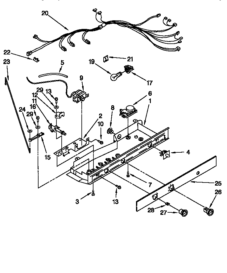 Kenmore 10657282790 control diagram
