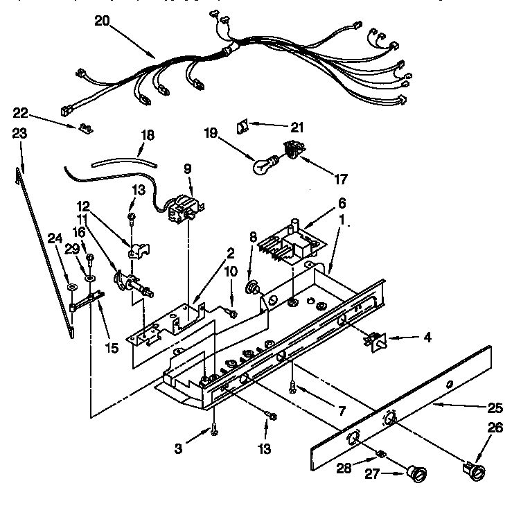 Kenmore 10657765790 control diagram