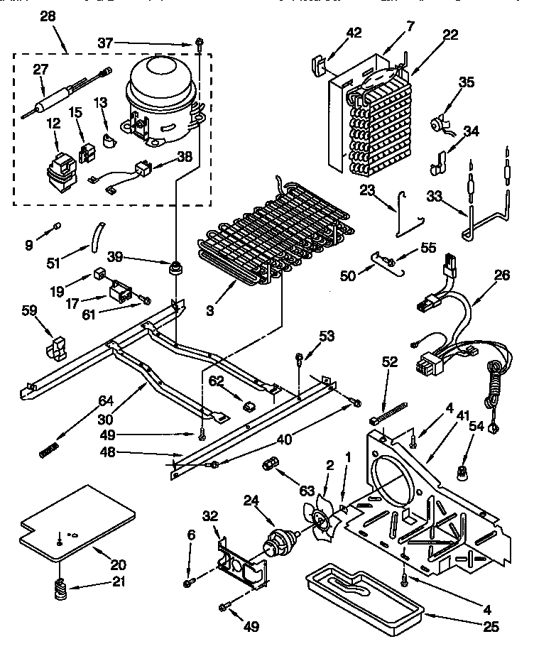 Kenmore 10657752790 unit diagram
