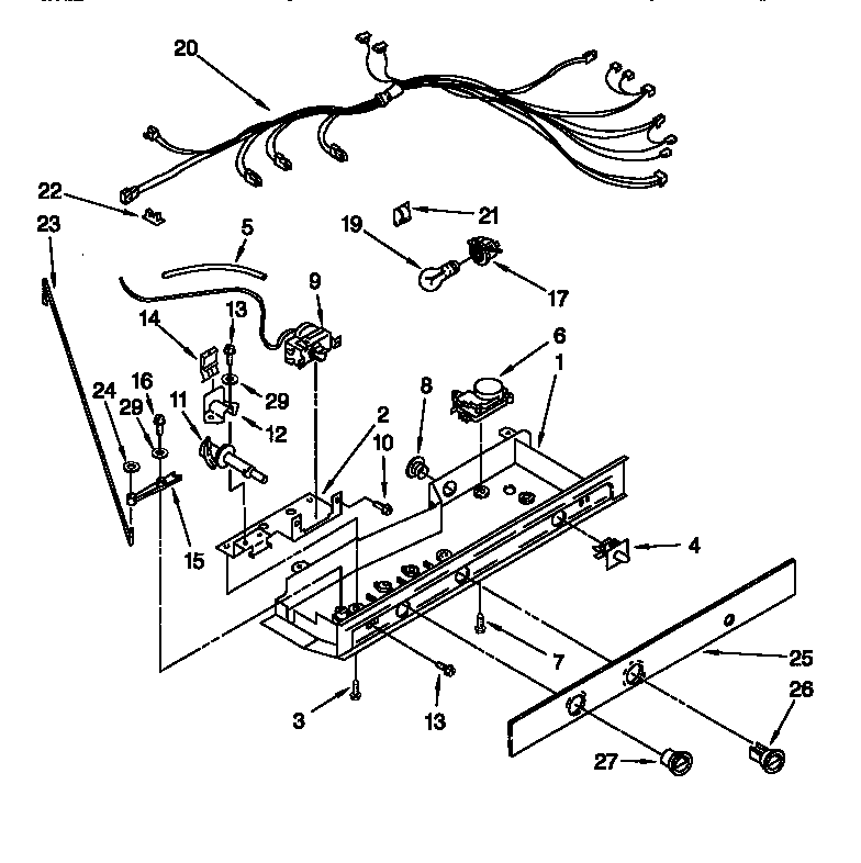 Kenmore 10658247890 control diagram