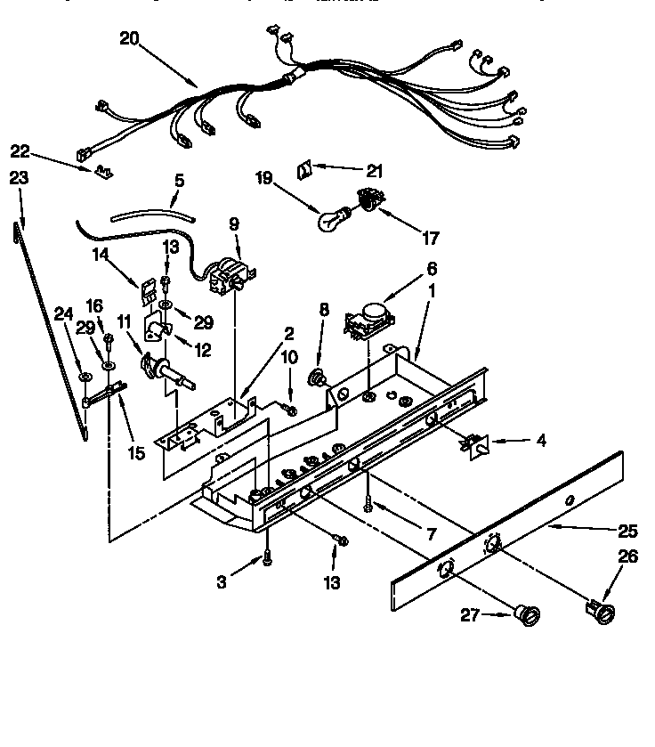 Kenmore 10657232790 control diagram