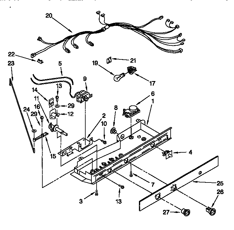 Kenmore 10648062890 control diagram