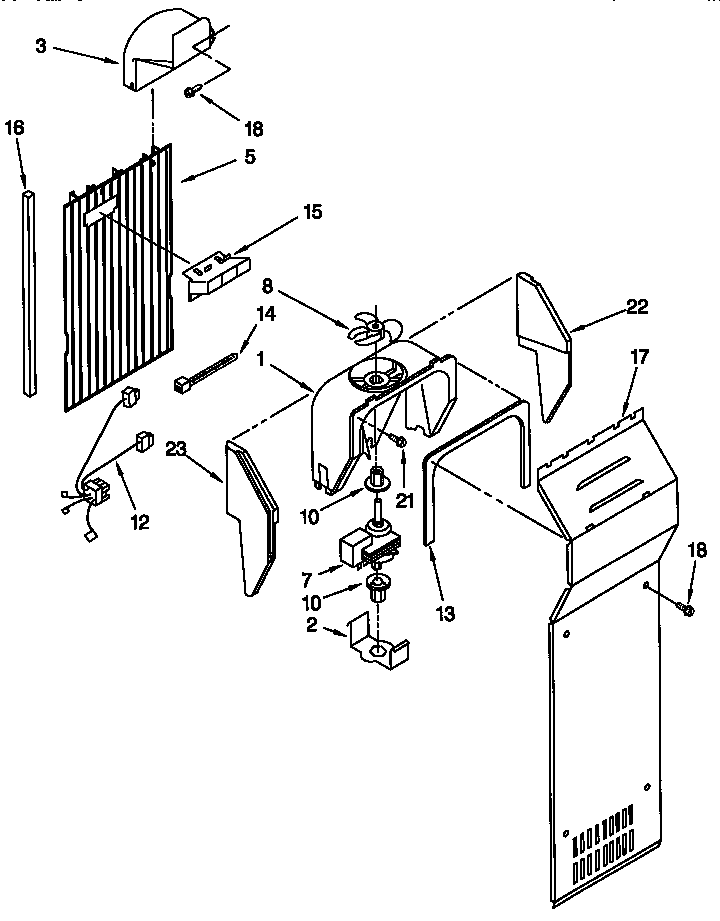 Kenmore 10657532790 air flow diagram