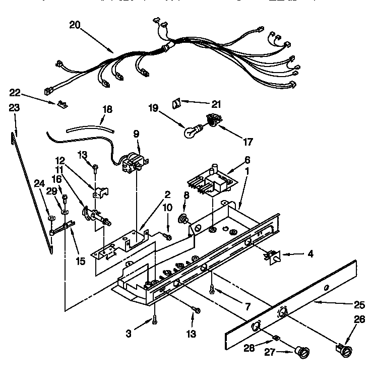 Kenmore 10657567790 control diagram