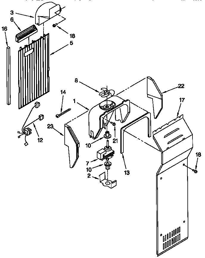 Kenmore 10657028791 air flow diagram