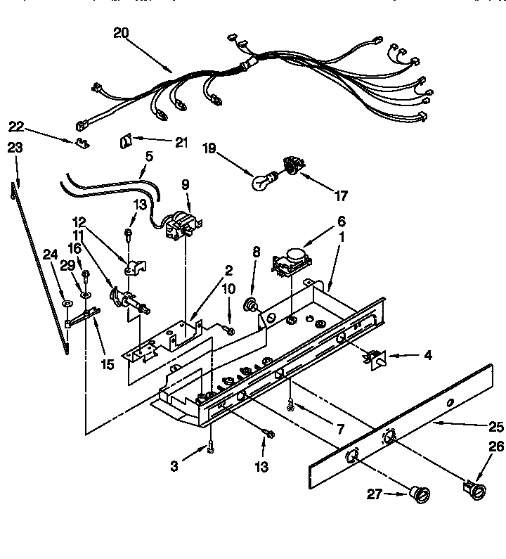 Kenmore 10657028791 control diagram