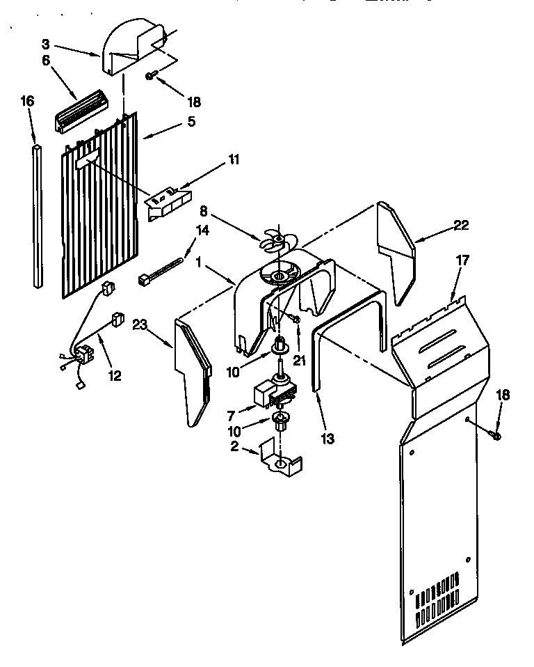 Kenmore 10657071790 air flow diagram