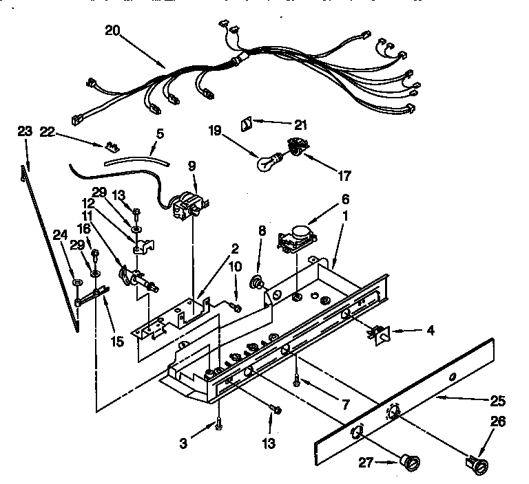 Kenmore 10657071790 control diagram
