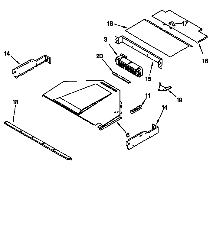 Whirlpool GBS277PDQ0 top venting diagram