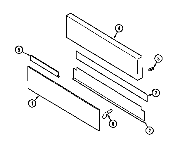Kenmore 6294697 access panel (series 12) diagram