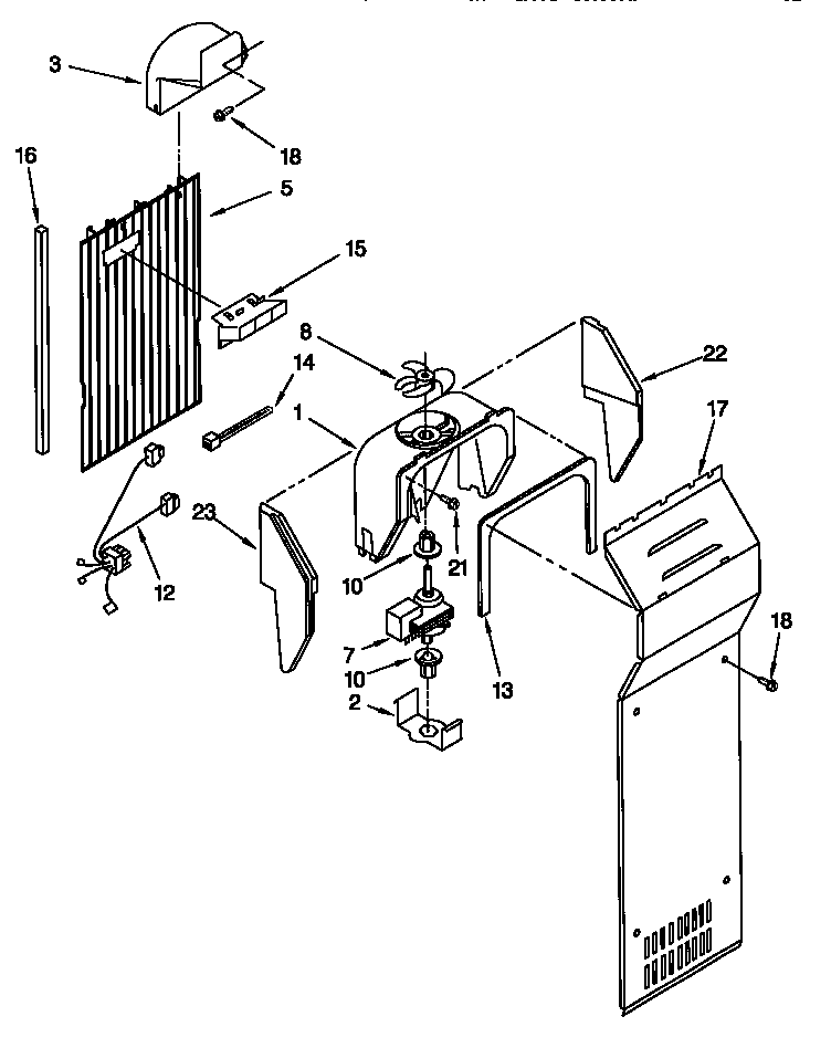 Kenmore 10657532792 air flow diagram