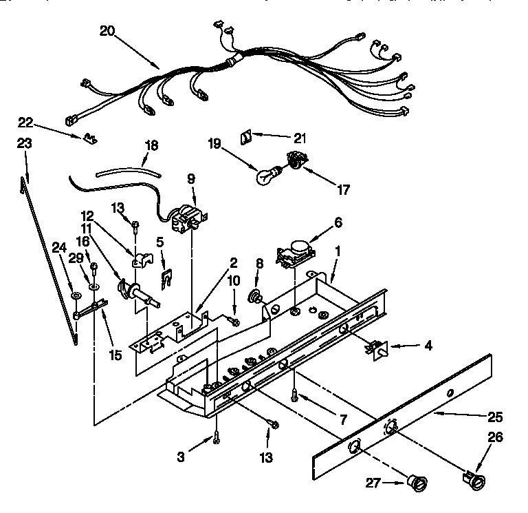 Kenmore 10657532792 control diagram