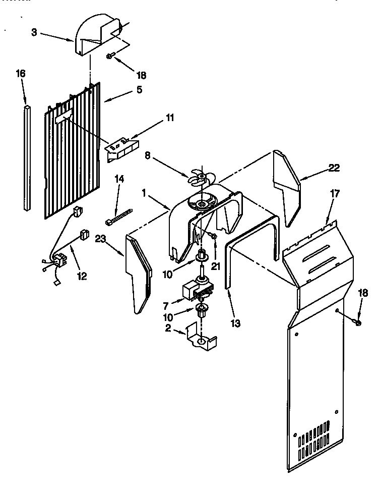 Kenmore 10657757791 air flow diagram