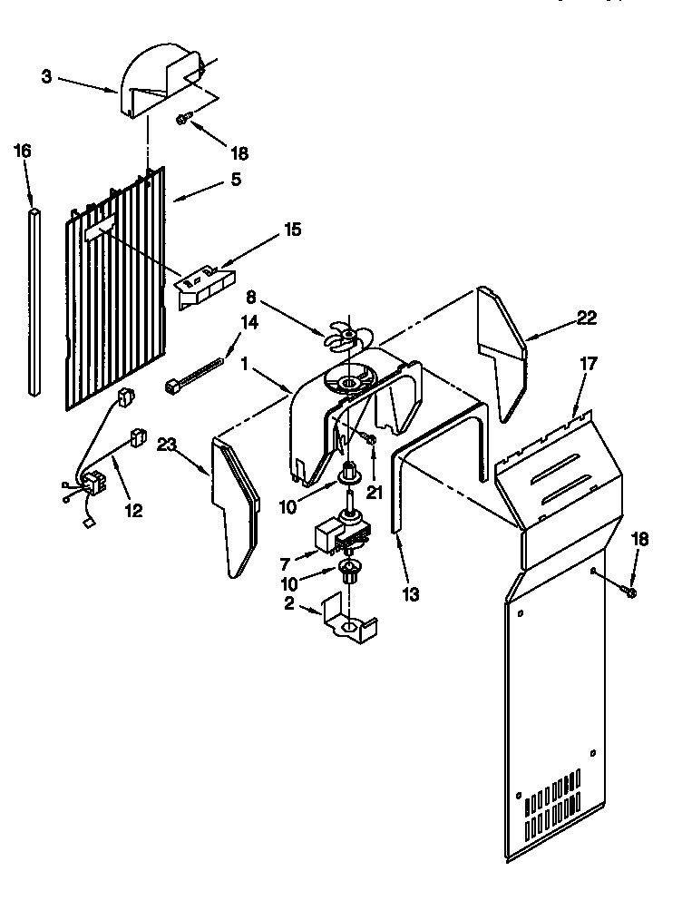 Kenmore 10657562791 air flow diagram