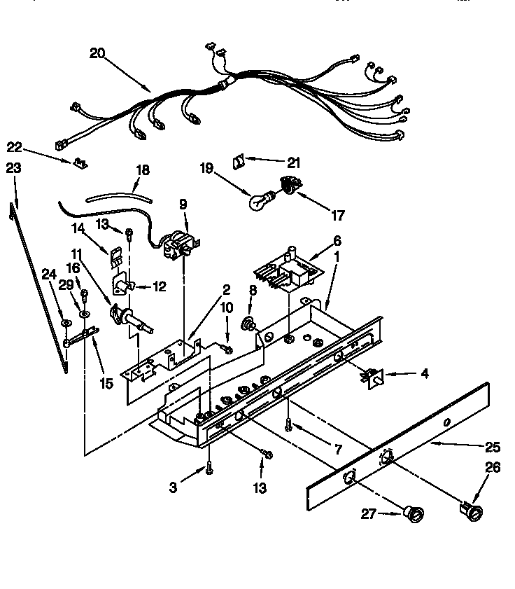 Kenmore 10657562791 control diagram