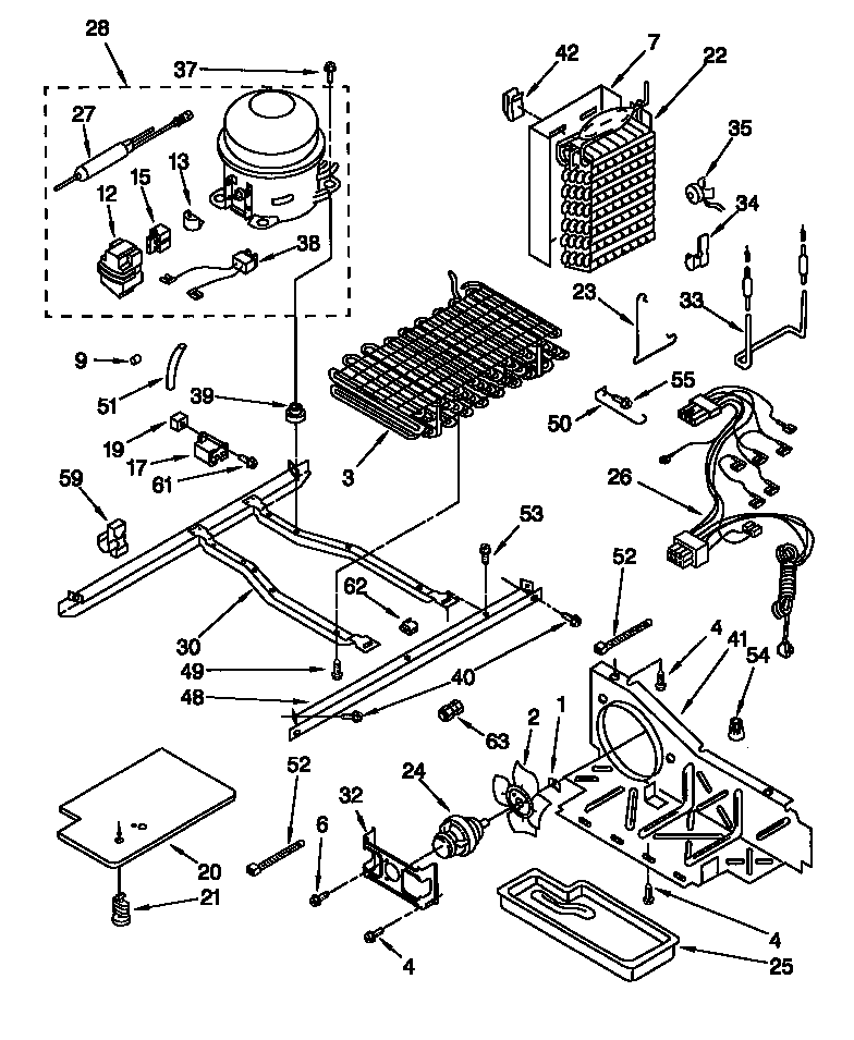 Kenmore 10657562791 unit diagram