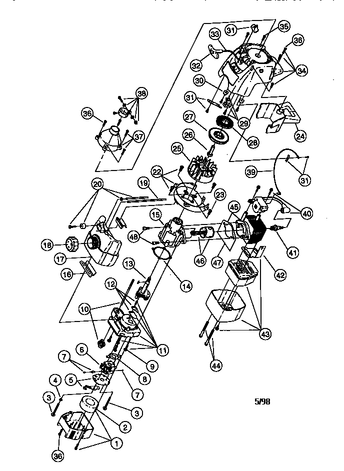 Craftsman 316798220 motor diagram