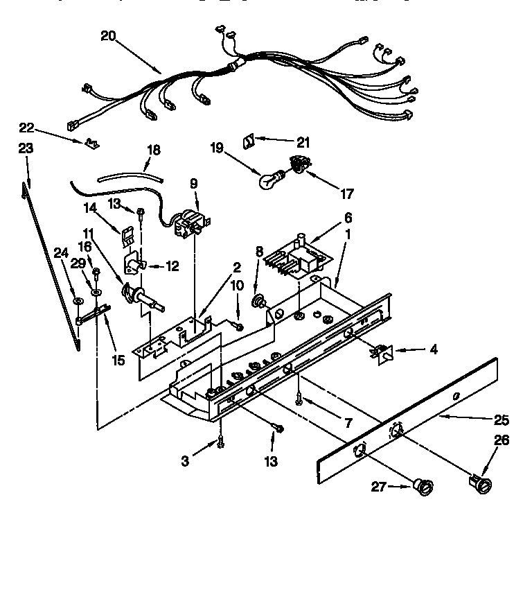 Kenmore 10657762791 control diagram