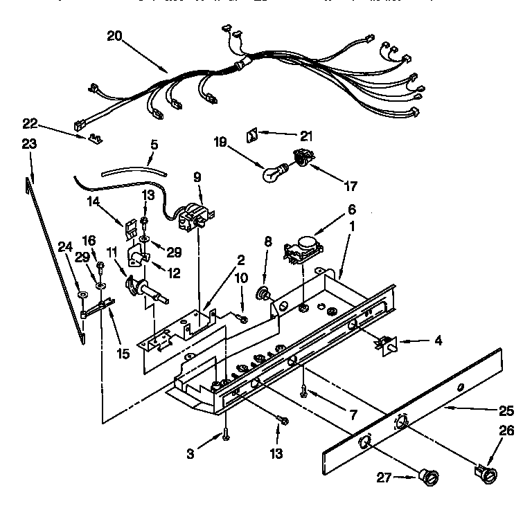Kenmore 10648267890 control diagram