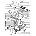 Weber 267102, GREEN replacement parts diagram