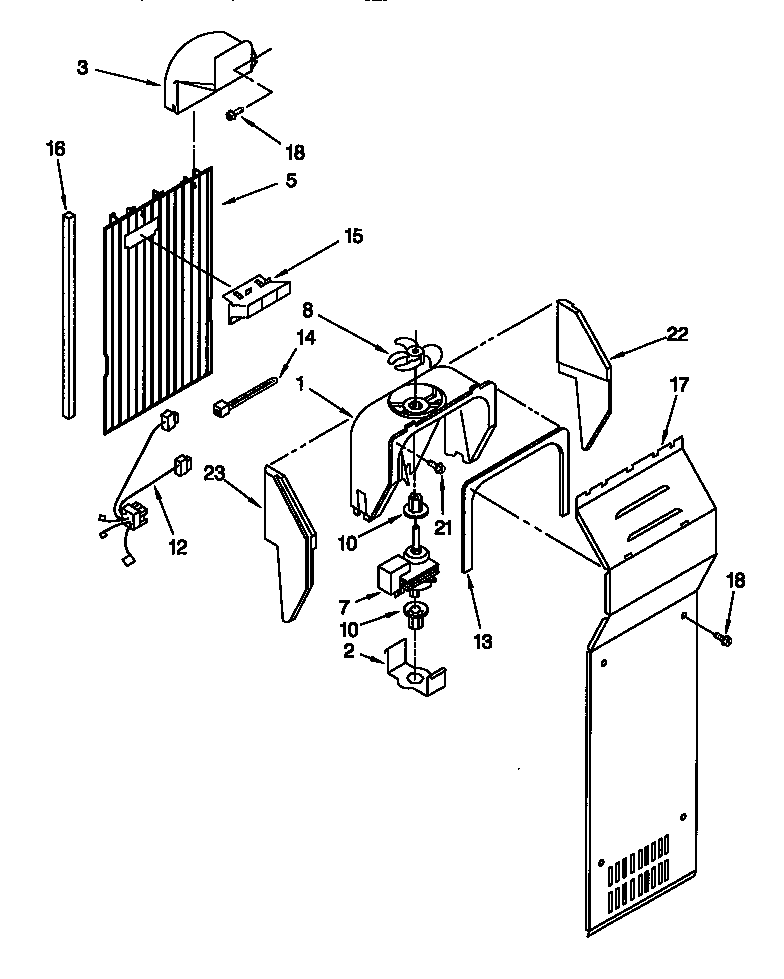 Kenmore 10657575791 air flow diagram