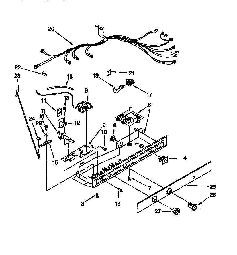 Kenmore 10657575791 control diagram