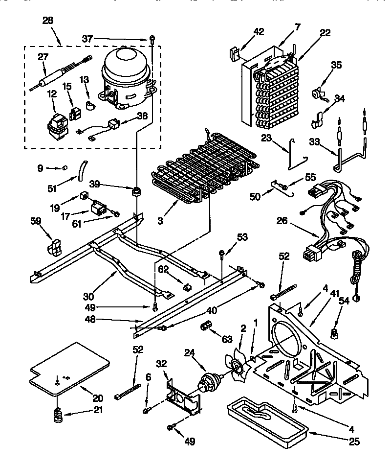 Kenmore 10657575791 unit diagram