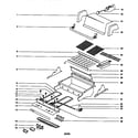 Weber 972002, MAROON cooking module diagram
