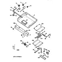 GE JGBP79WEA1WW gas burner parts diagram