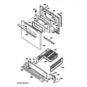 GE JGBS15PEA1AD door & drawer parts diagram