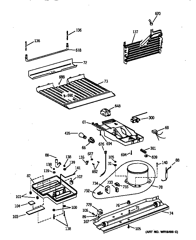 Kenmore 36337451890 unit parts diagram