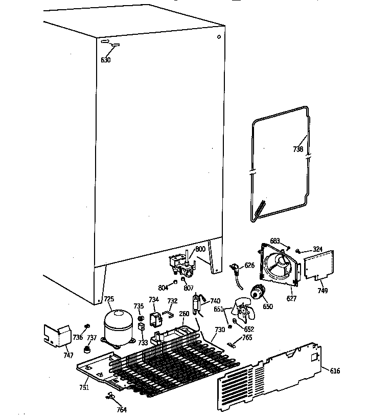 Kenmore 36358772891 unit parts diagram