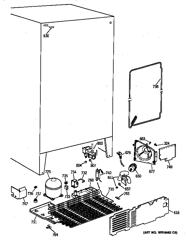 Kenmore 36358777891 unit parts diagram