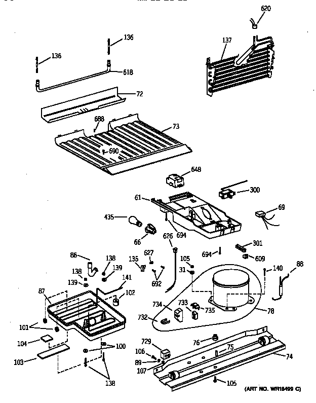 Kenmore 36338451890 unit parts diagram