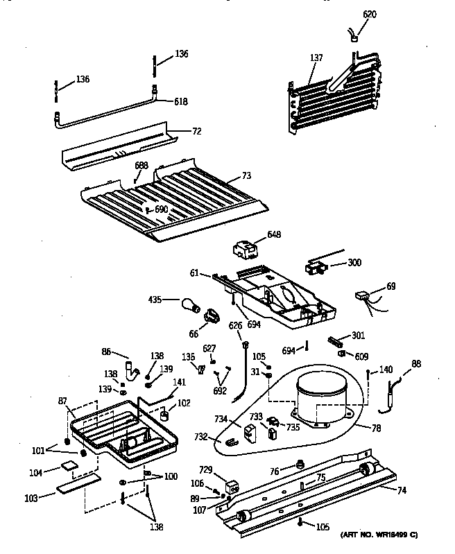 Kenmore 36338459890 unit parts diagram