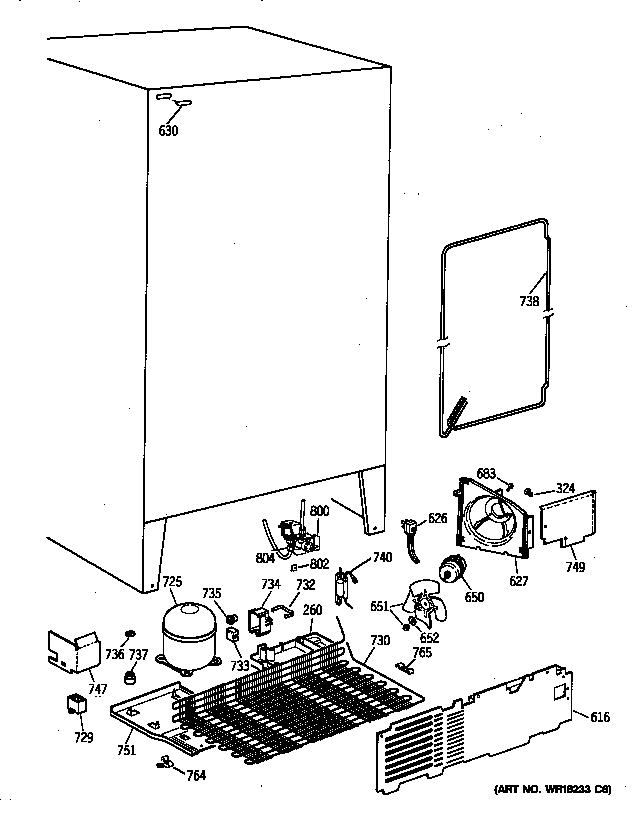 Kenmore 36358042891 unit parts diagram