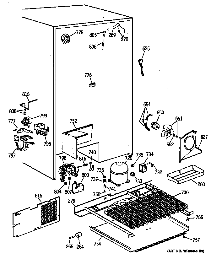 Kenmore 36358897891 unit parts diagram