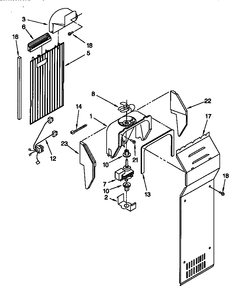 Kenmore 10647022790 air flow diagram