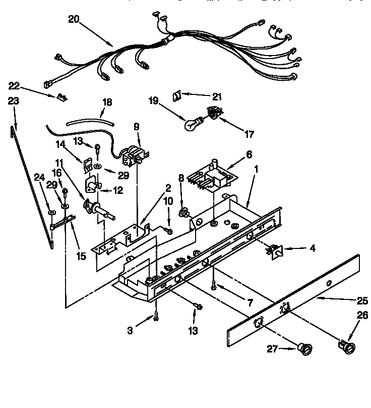 Whirlpool GD27DQXFN01 control diagram