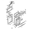 Kenmore 25338302892 fresh food and freezer doors diagram