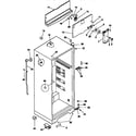 Kenmore 25338302892 cabinet parts diagram