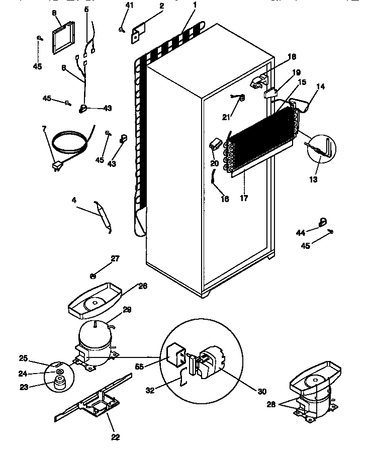 Kenmore 25338304892 unit parts diagram